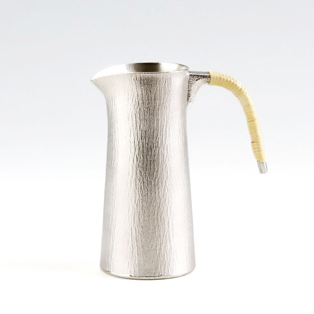 薩摩錫器 錫 ちろり 白色加工 270ml 75-4 岩切美巧堂　代引不可|酒器|薩摩錫器