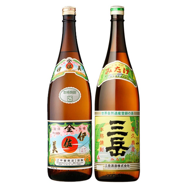 【送料無料】伊佐美・三岳 1800ml 合計2本 飲み比べセット|焼酎セット