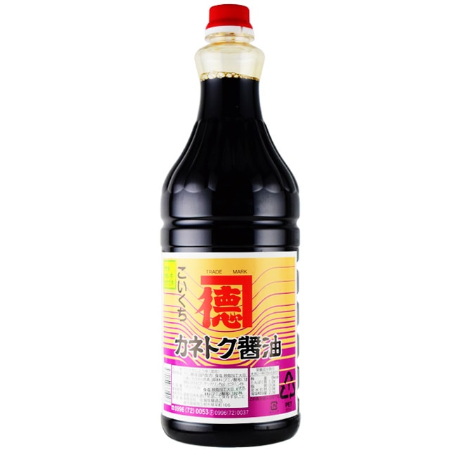 送料無料 カネトク醤油 こいくちしょうゆ 1800ml×6本  佐賀屋醸造  濃口醤油 鹿児島あまくち醤油