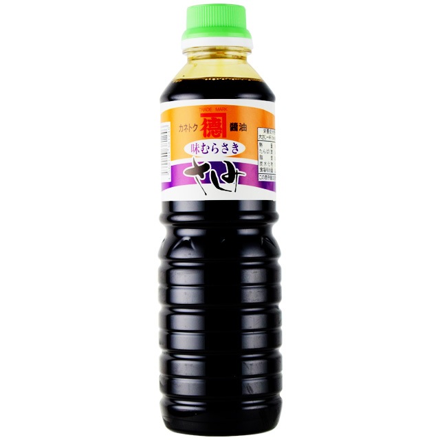 送料無料　カネトク醤油　味むらさきしょうゆ　500ml×6本　　佐賀屋醸造 　濃口醤油　鹿児島あまくち醤油