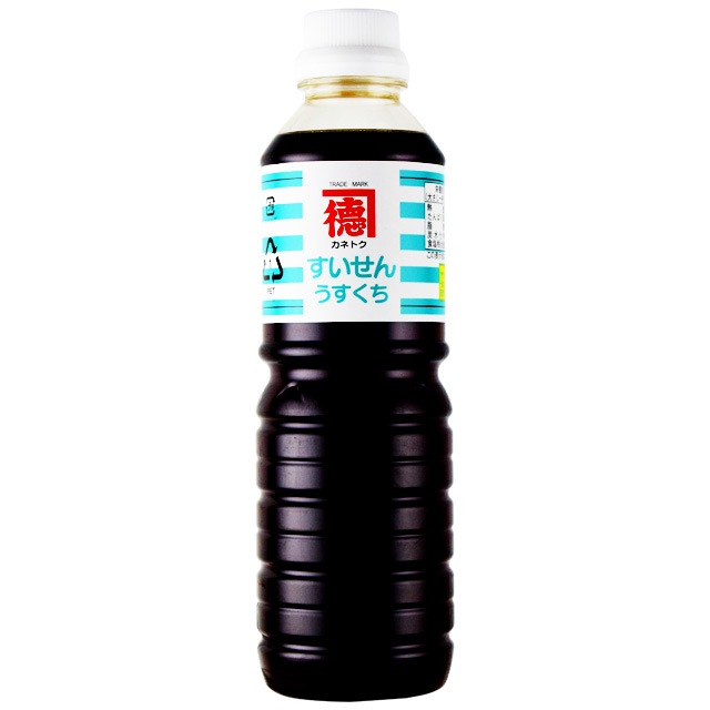 送料無料　カネトク醤油　すいせんうすくち醤油　500ml×3本　　佐賀屋醸造　薄口醤油　鹿児島の醤油