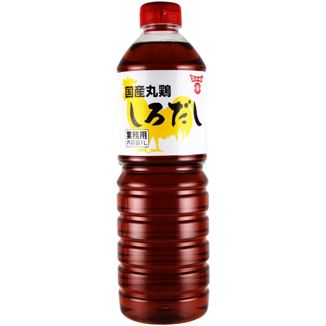 フンドーキン 業務用 国産丸鶏しろだし 1L  フンドーキン醤油 白だし 大分県