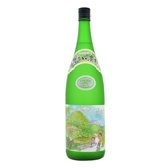 お茶焼酎 明るい農村 やぶきた 25度 1800ml 霧島町蒸留所 |焼酎