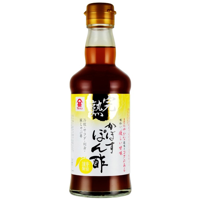 フジジン 完熟かぼすぽん酢 300ml  フジジン醤油 ぽん酢 大分県