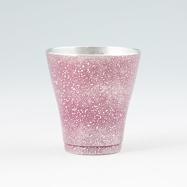 薩摩錫器 錫 赤漆加工フリーカップゼロ140ml 78-1-B 岩切美巧堂 代引不可|酒器|薩摩錫器