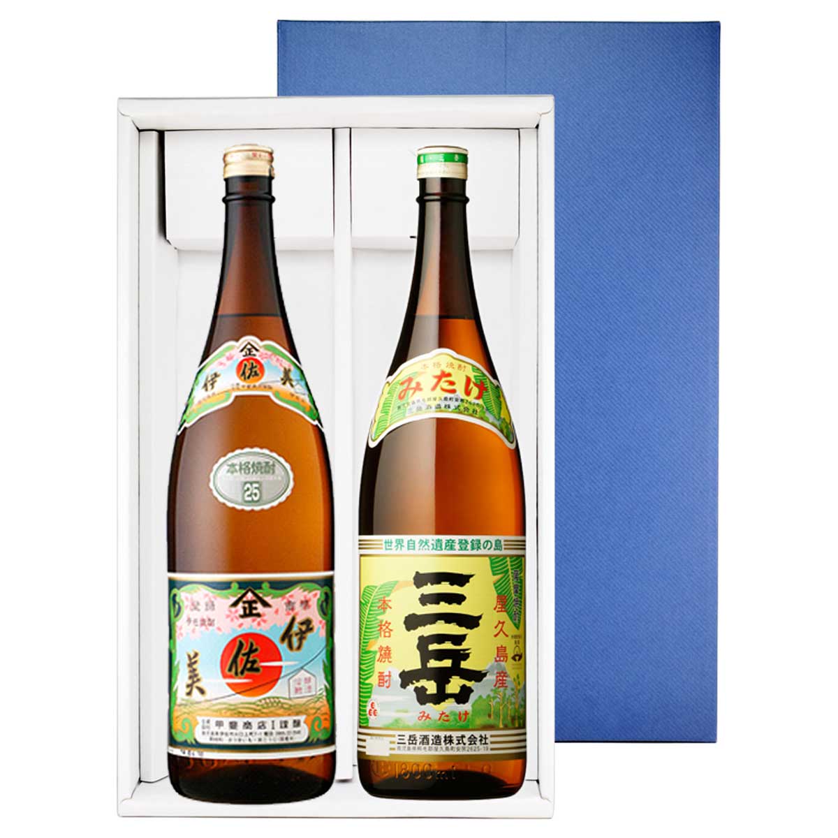 【送料無料】伊佐美 ・ 三岳 1800ml × 各1本 計2本 セット 箱入|焼酎セット