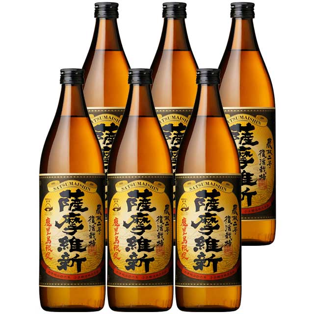 【送料無料】鹿児島限定 薩摩維新 25度 900ml×6本 芋焼酎 小正醸造|焼酎セット