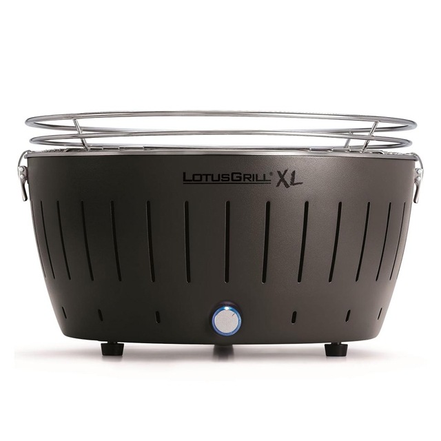 送料無料 ロータスグリル XLサイズ お試し炭付 USB対応 グレー BBQグッズ