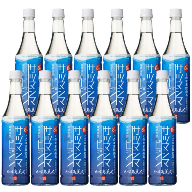 【送料無料】そのまま飲めるさつま島美人 ペット 8度 720ml×12本 芋焼酎 長島研醸|焼酎セット