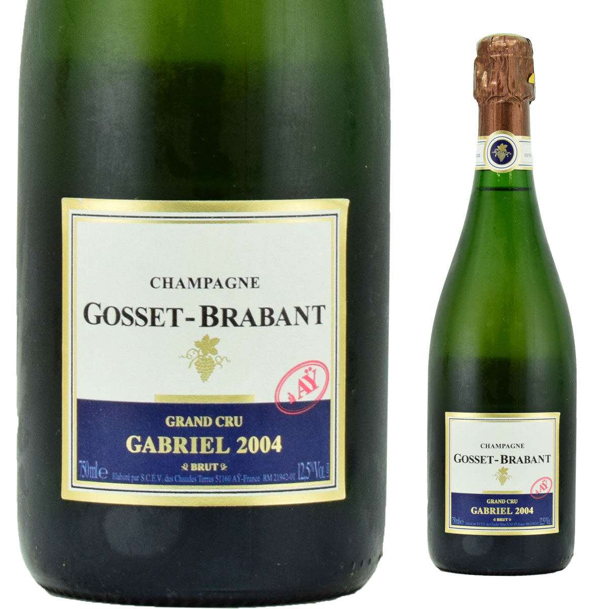 ゴセ・ブラバン キュヴェ・ガブリエル グランクリュ ブリュット 2004 750ml シャンパン