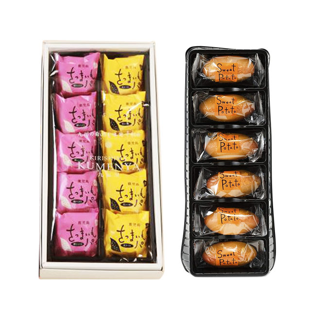 送料無料 九面屋 さつまいもパイ10個入+スイートポテト6個入 計2箱 メーカー直送 代引・同梱不可
