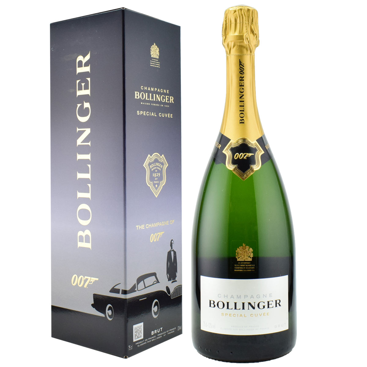 ボランジェ　スペシャル・キュヴェ　007　限定デザインギフトボックス入り　750ml泡　シャンパン