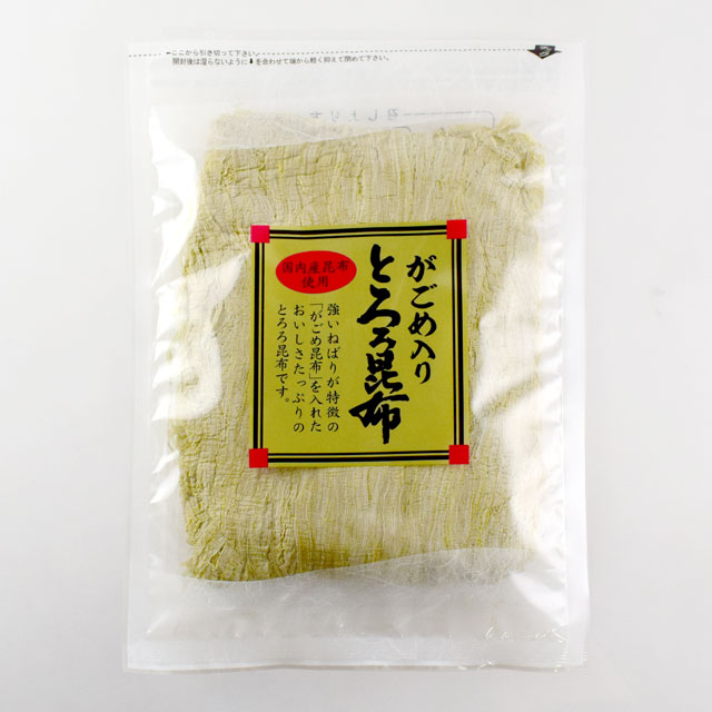 大阪昆布フジイ　がごめ入りとろろ昆布　80g　メーカー直送 同梱不可 代引不可