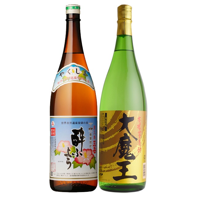 【送料無料】三岳酔ふよう+大魔王 25度 1800ml×2本セット