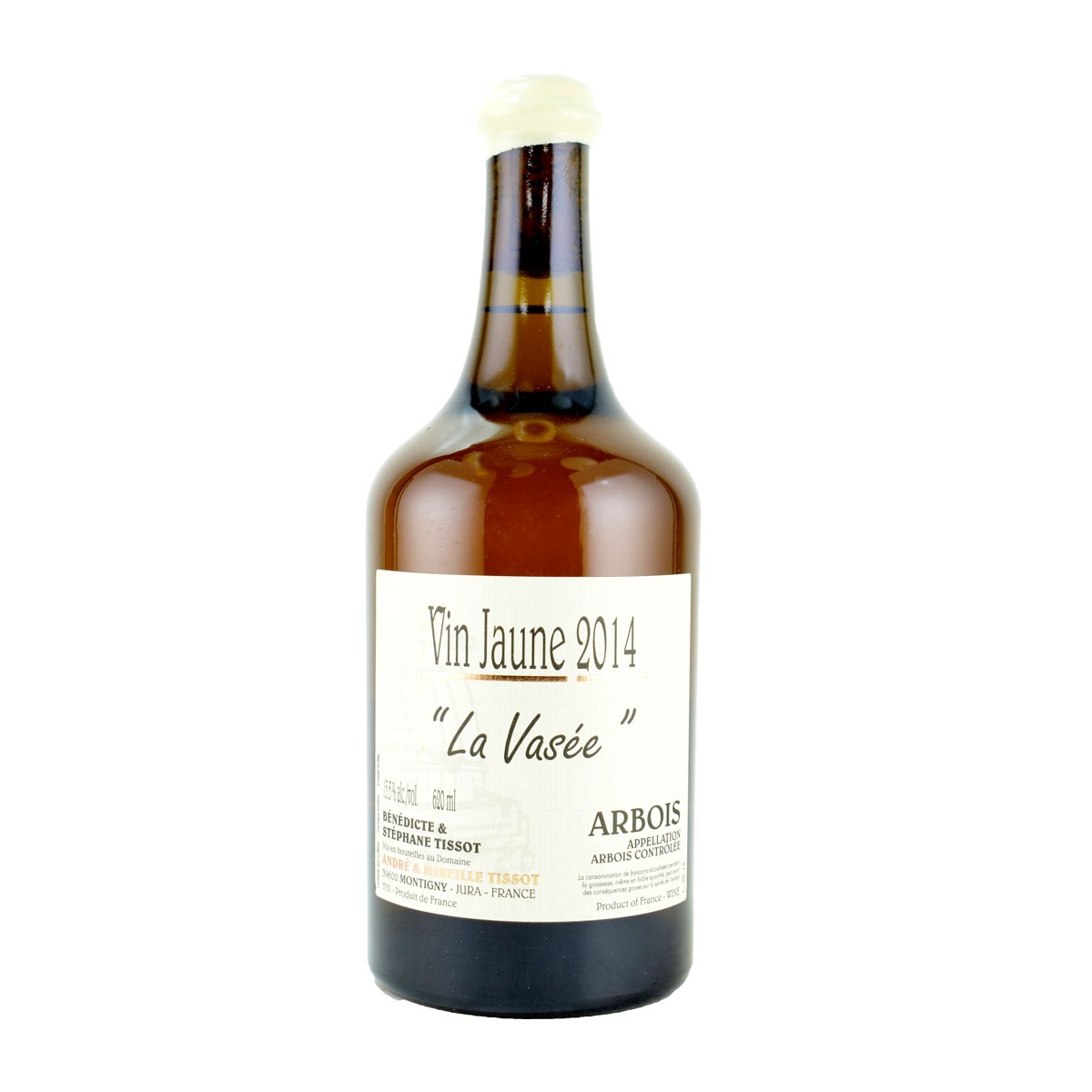 ステファン・ティソ　ヴァン・ジョーヌ　ラ・ヴァセ　2014　620ml　フランス・アルボワ