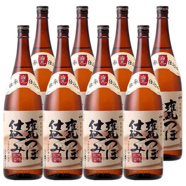 【送料無料】無双 甕つぼ仕込み 25度 1800ml×8本 芋焼酎 さつま無双
