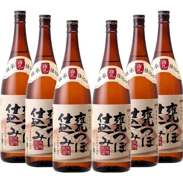【送料無料】無双 甕つぼ仕込み 25度 1800ml×6本 芋焼酎 さつま無双