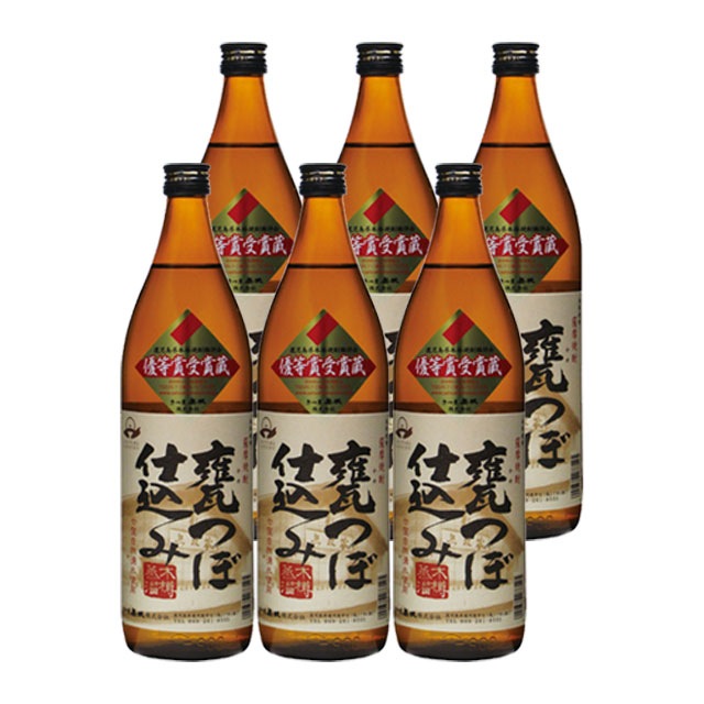【送料無料】無双 甕つぼ仕込み 25度 900ml×6本 芋焼酎 さつま無双