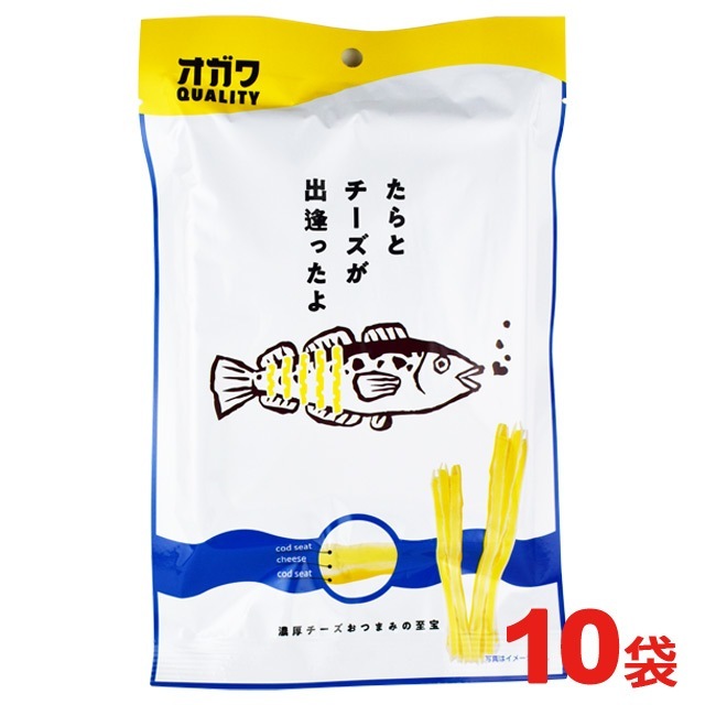 オガワ食品 たらとチーズが出逢ったよ 70g×10袋 おつまみ 珍味