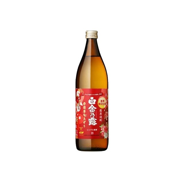 2025年3月4日より出荷予定！春薩摩旬あがり 白金の露 25度 900ml 芋焼酎 白金酒造