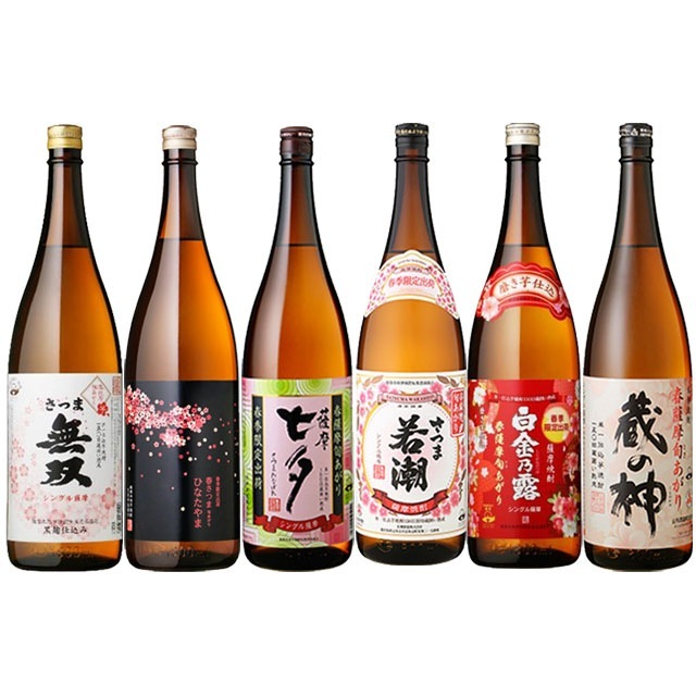 【送料無料】12セット限定！2025年3月4日より出荷予定！2025年 春薩摩旬あがり 1800ml×各1本 計6本飲み比べセットA