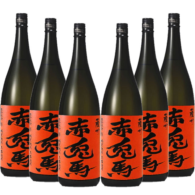 【送料無料】薩州赤兎馬 玉茜 25度 1800ml×6本 芋焼酎 薩洲濱田屋伝兵衛