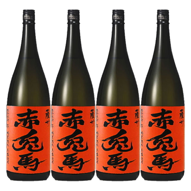 【送料無料】薩州赤兎馬 玉茜 25度 1800ml×4本 芋焼酎 薩洲濱田屋伝兵衛