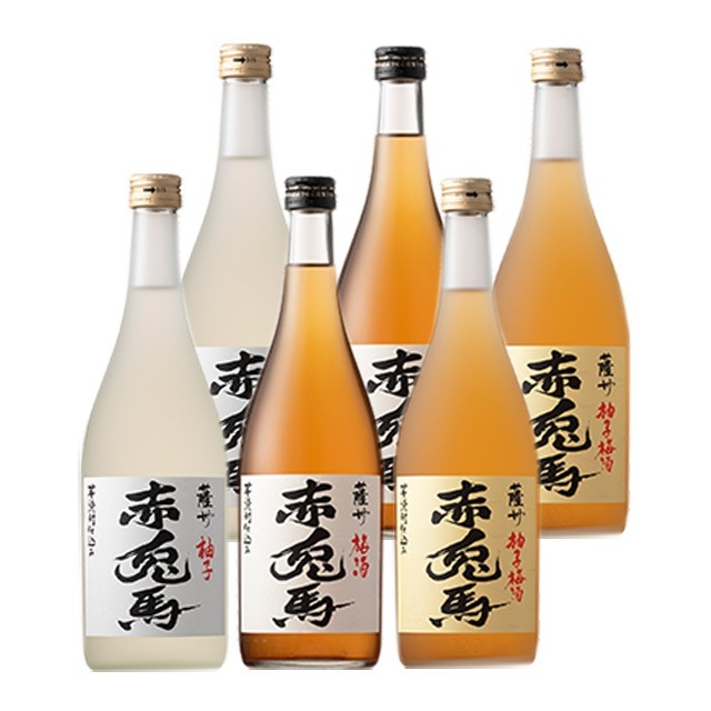 【送料無料】赤兎馬(せきとば)梅酒・柚子・柚子梅酒 14度 720ml×各2本 計6本