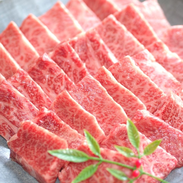 姫ファーム 黒毛姫牛 三角バラ・肩ロース焼肉セット200g×2枚セット H-15 メーカー直送　代引 同梱不可