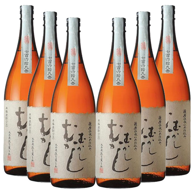 【送料無料】甕仕込み むかしむかし 25度 1800ml×6本 芋焼酎 丸西酒造
