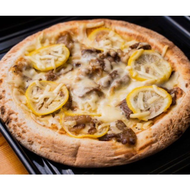 Meatyou 黒毛姫牛 レモンステーキピザ 300g×2枚セット M-220　 メーカー直送　代引 同梱不可
