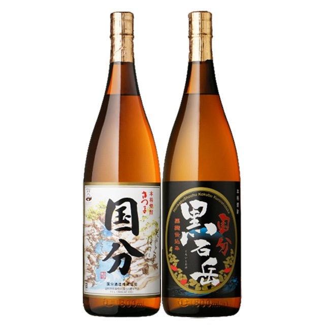 【送料無料】国分酒造飲み比べセット！国分・黒石岳 25度 1800ml各1本 計2本 芋焼酎 国分酒造