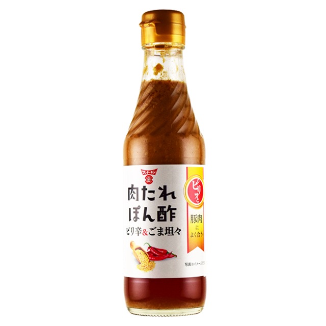 フンドーキン　肉たれぽん酢ピリ辛坦々　245ml　フンドーキン醤油 ポン酢 豚肉に合うたれ 大分県