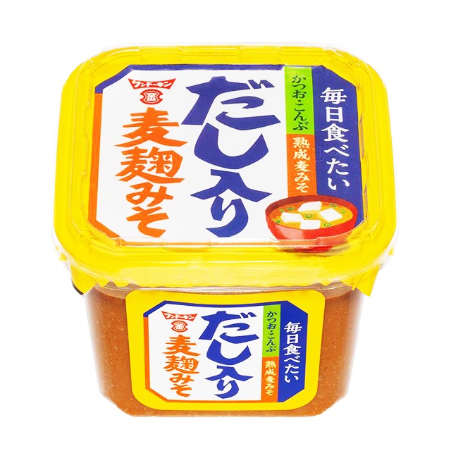 フンドーキン　だし入り麦麹みそ　750ｇ　　フンドーキン醤油 味噌 麦みそ 熟成みそ かつおだし 昆布だし 2023年9月新商品