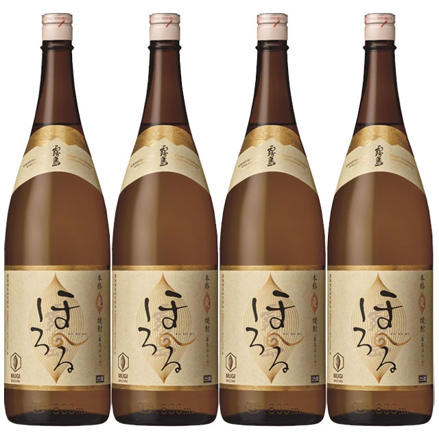 【送料無料】霧島ほろる 25度 1800ml×4本 本格麦焼酎 霧島酒造