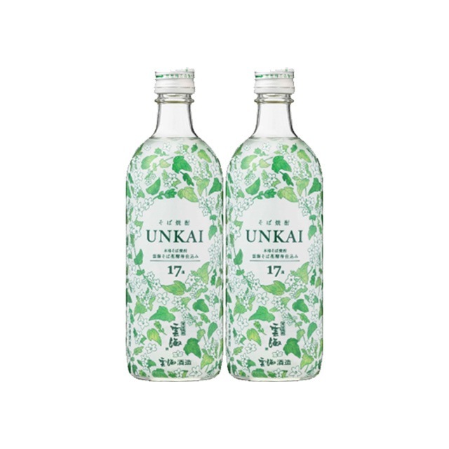 【送料無料】雲海そば花酵母仕込み 17度 500ml×2本 雲海酒造