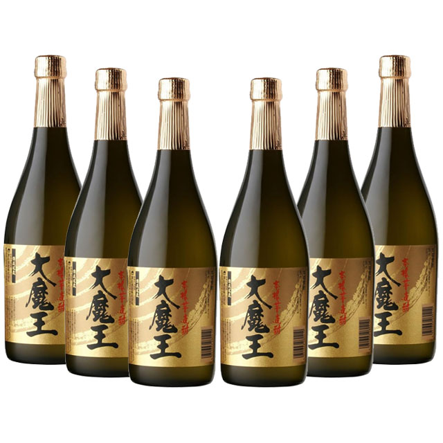 【送料無料】大魔王 黄麹仕込み 25度 720ml×6本セット 芋焼酎 濱田酒造 ケース買い