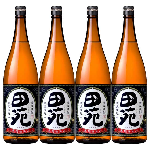 【送料無料】田苑 黒 25度 1800ml×4本 芋焼酎 田苑酒造 黒麹