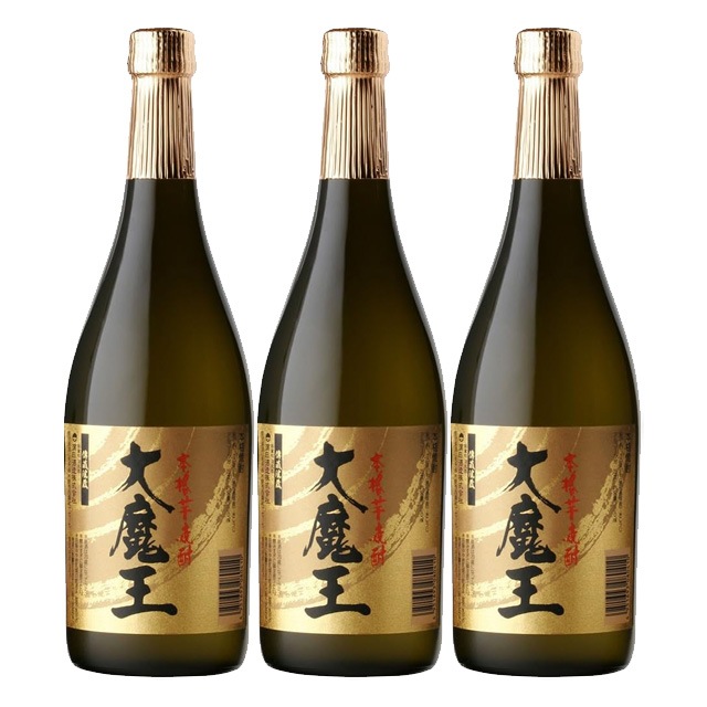 【送料無料】大魔王 黄麹仕込み 25度 720ml×3本セット 芋焼酎 濱田酒造