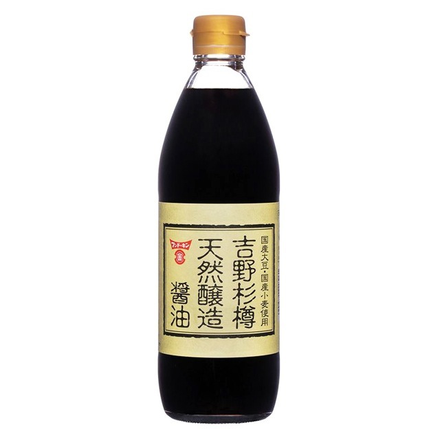 フンドーキン　吉野杉樽天然醤油　500ml×12本　　調味料 醤油 樽熟成醤油 高級醤油 フンドーキン醤油 大分県
