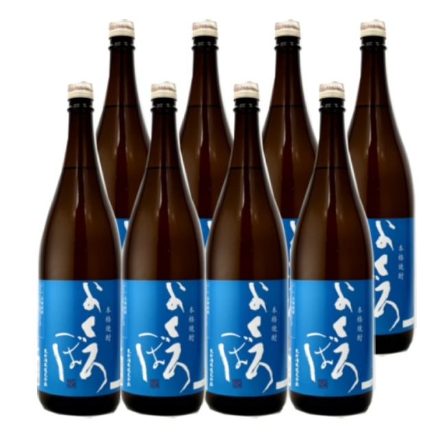 【送料無料】よくろぼ 白麹 25度 1800ml×8本 芋焼酎 丸西酒造