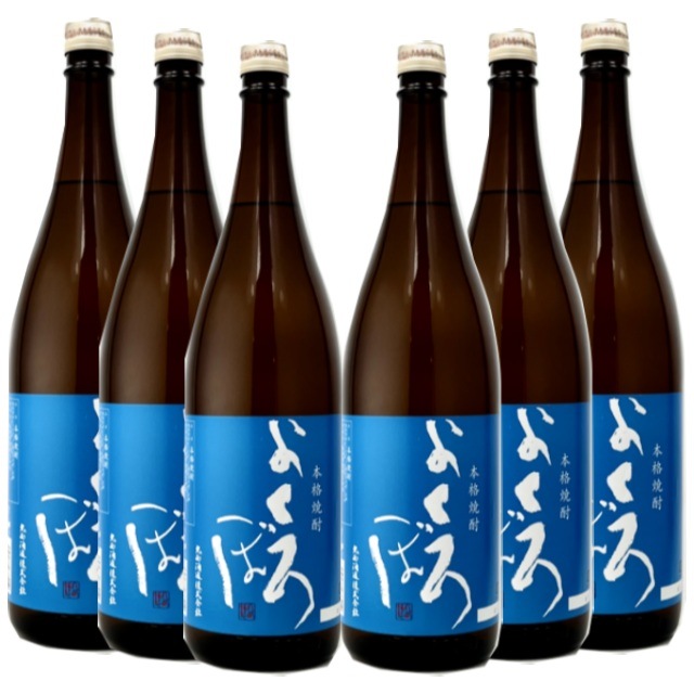 【送料無料】よくろぼ 白麹 25度 1800ml×6本 芋焼酎 丸西酒造
