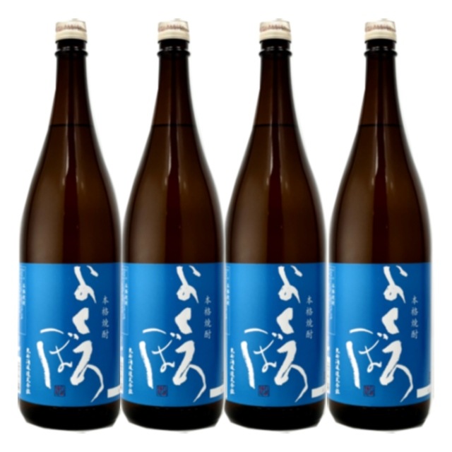 【送料無料】よくろぼ 白麹 25度 1800ml×4本 芋焼酎 丸西酒造