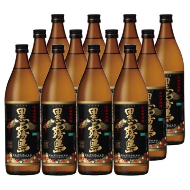 【送料無料】黒霧島 25度 900ml×12本 芋焼酎 霧島酒造 宮崎県