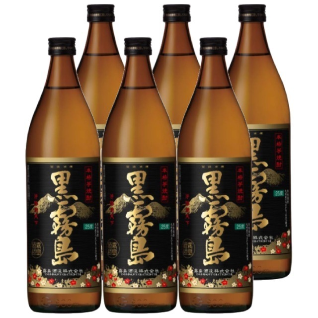 【送料無料】黒霧島 25度 900ml×6本 芋焼酎 霧島酒造 宮崎県