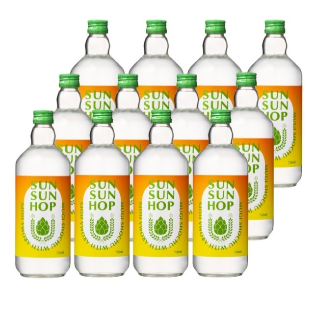 【送料無料】SUN SUN HOP（サンサンホップ）25度 720ml×12本 麦焼酎 田苑酒造