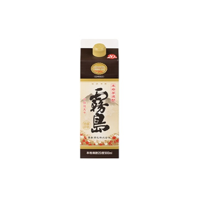 宮崎限定 霧島 パック 20度 900ml 芋焼酎 霧島酒造