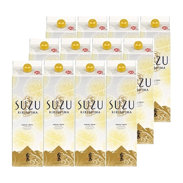 【送料無料】SUZUKIRISHIMA パック 20度 1800ml×12 芋焼酎 霧島酒造
