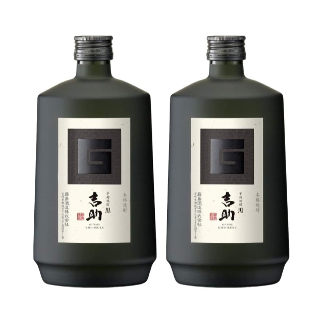 【送料無料】芋麹 吉助 黒 25度 720ml×2 芋焼酎 霧島酒造