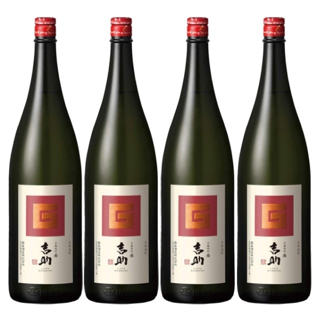 【送料無料】芋麹 吉助 赤 25度 1800ml×4 芋焼酎 霧島酒造